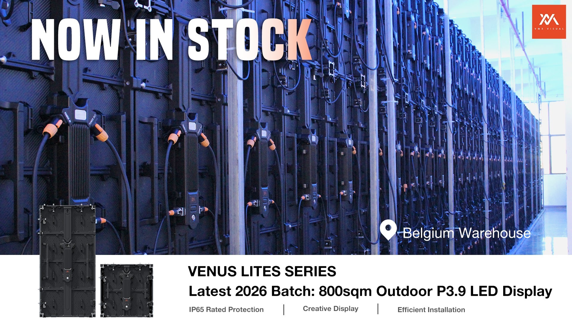 Strategic Stock Update: 800sqm of VENUS LITE SERIES Now Available in Belgium Warehouse