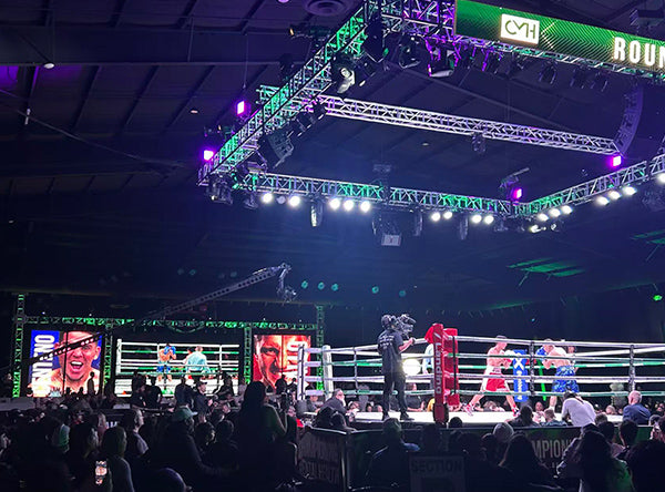 100sqm Explosive Boxing Event LED Stage in Los Angeles
