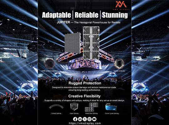 🌟JUPITER – The Hexagonal Powerhouse Transforming LED Rentals