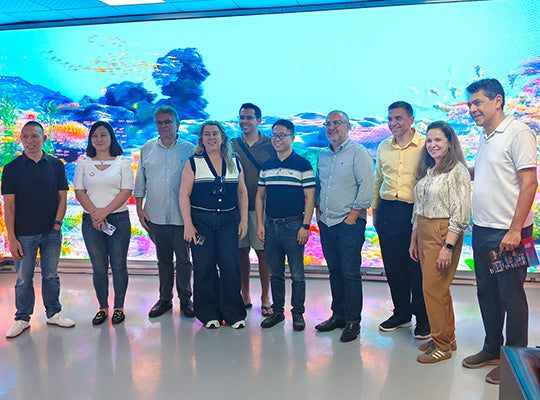 Brazilian Client Visit VMX Visual – Leading LED Display Manufacturer in Shenzhen