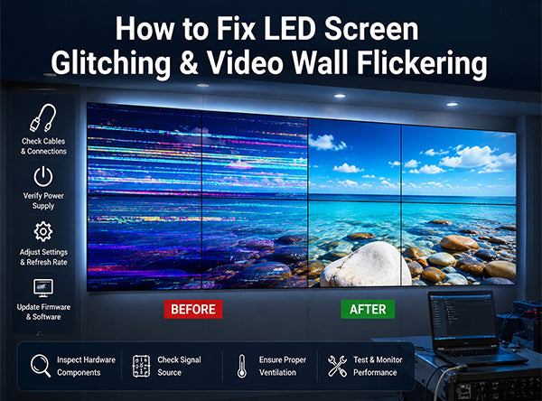 How to Fix LED Screen Glitching & Video Wall Flickering