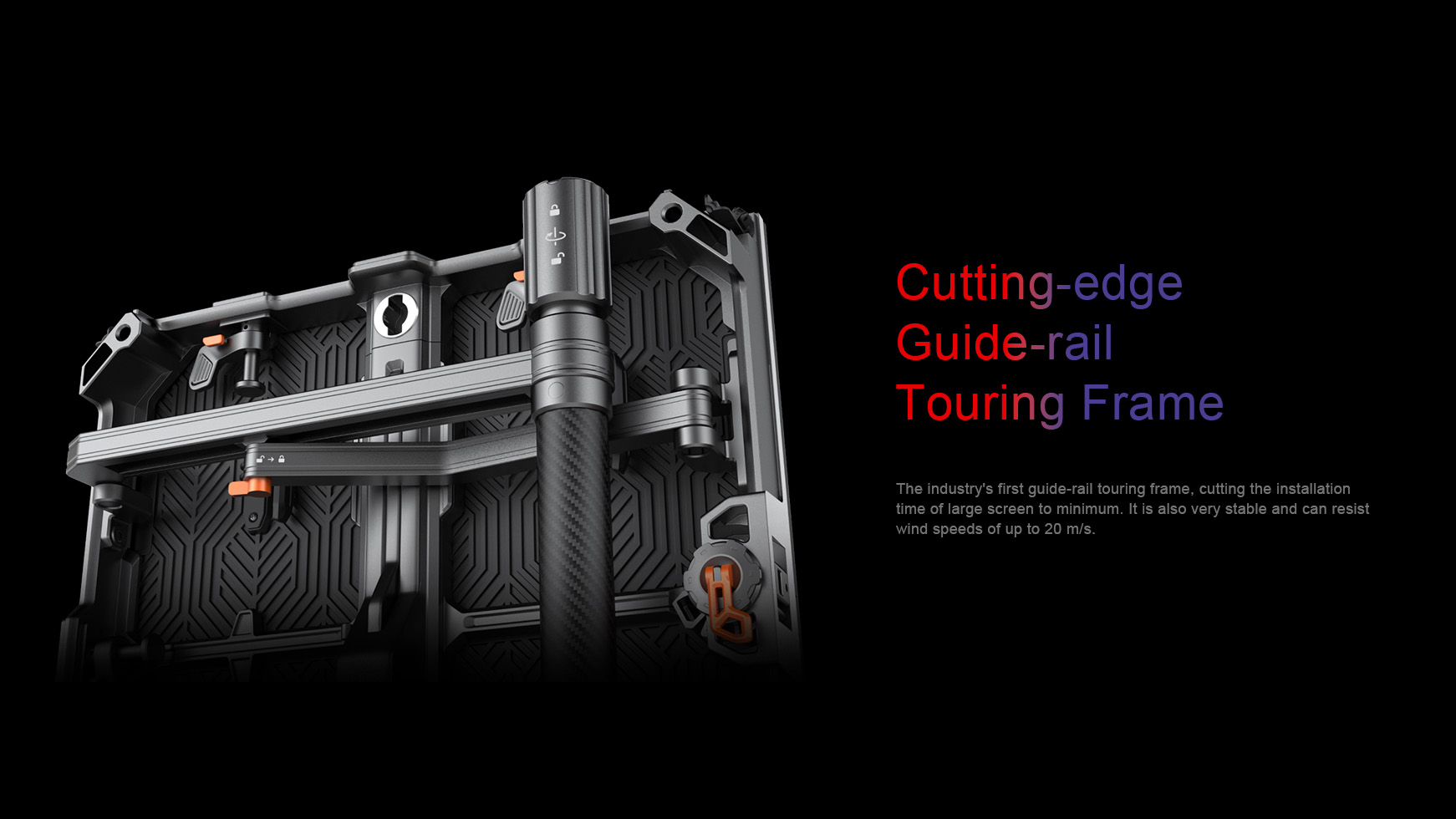 Cutting-edge guide-rail Touring Frame