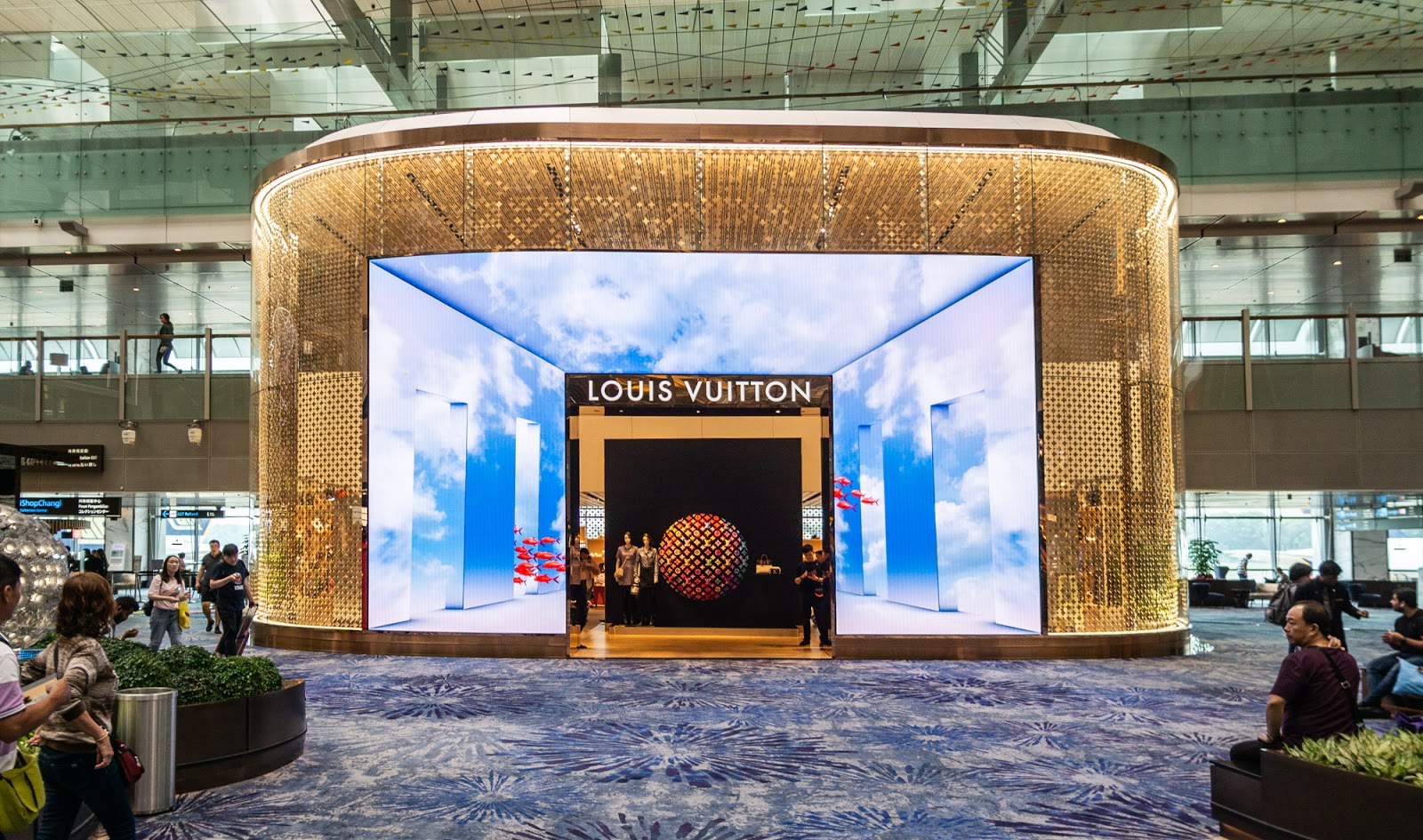 Louis Vuitton Singapore Changi Airport T3 store, Singapore