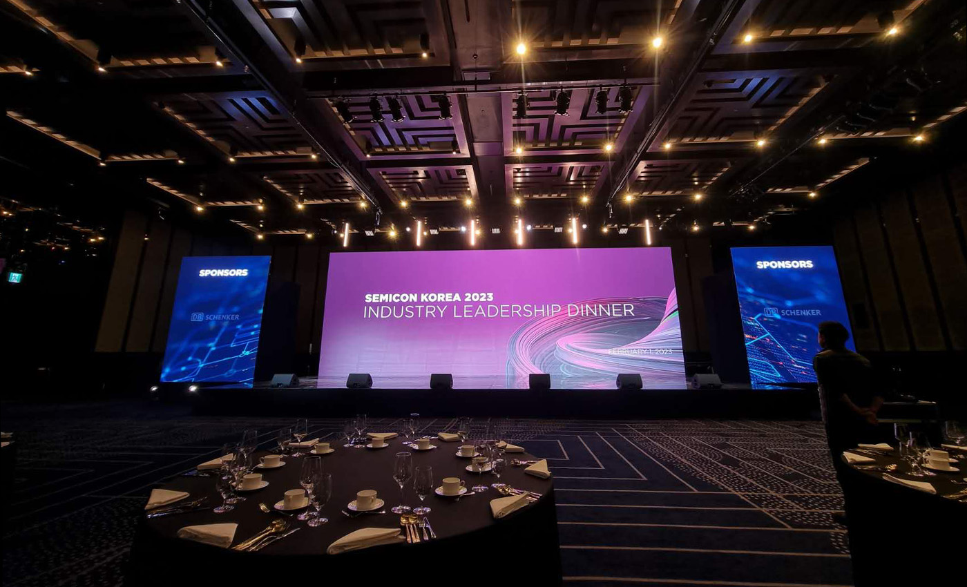 VMX LED Video Wall | LED Rental Showcase - Semicon Korea