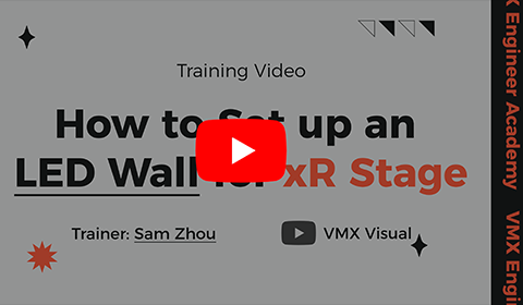 How to Set up an LED Wall for xR Stage